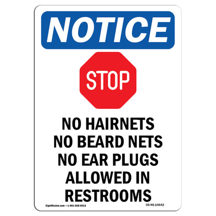 No Hairnets No Beard Nets No