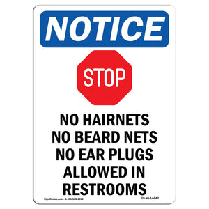 No Hairnets No Beard Nets No