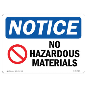 No Hazardous Materials