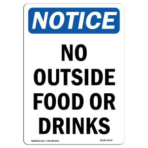 No Outside Food Or Drinks