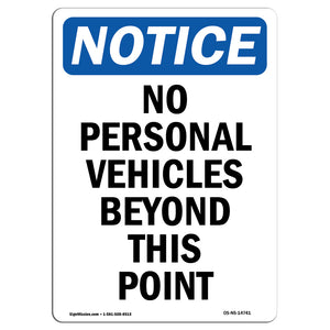 No Personal Vehicles Beyond This Point