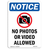 No Photos Or Video Allowed