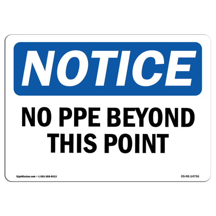 No PPE Beyond This Point