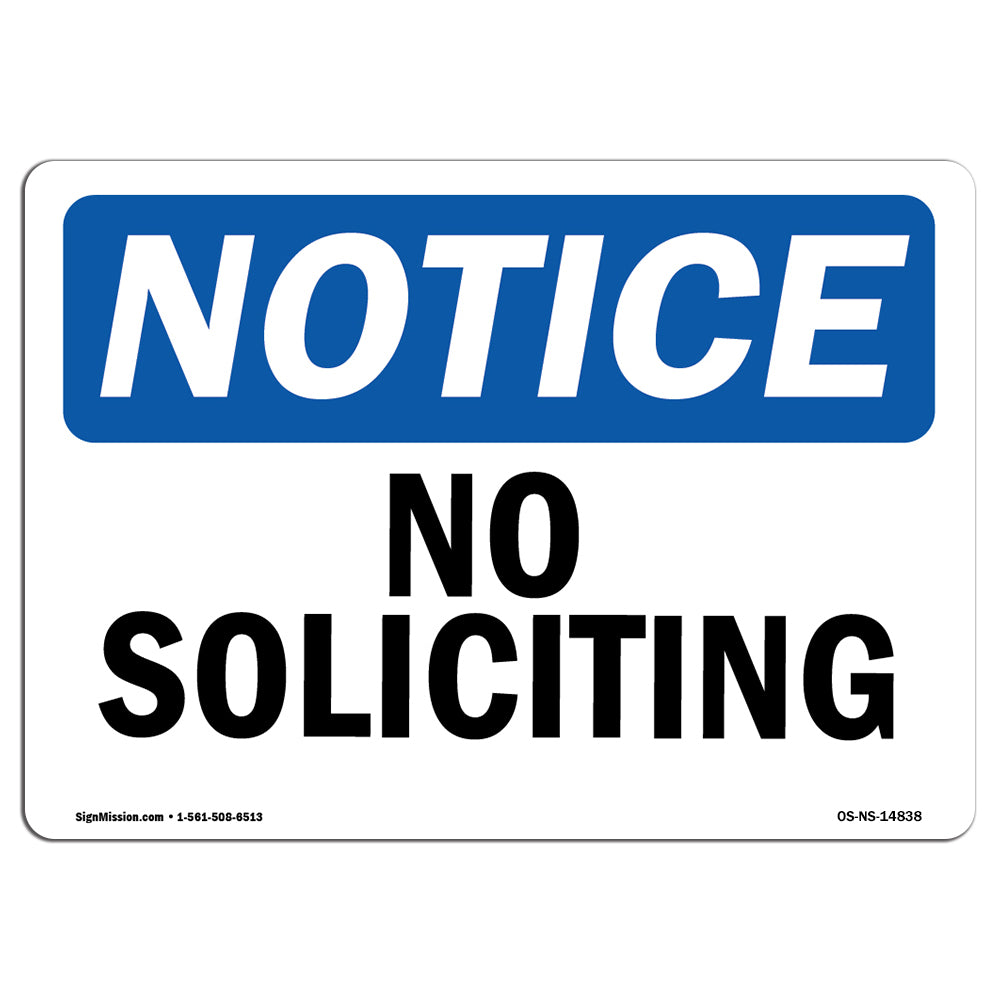 No Soliciting
