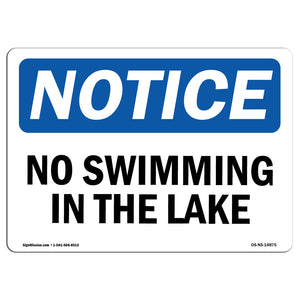 No Swimming In The Lake