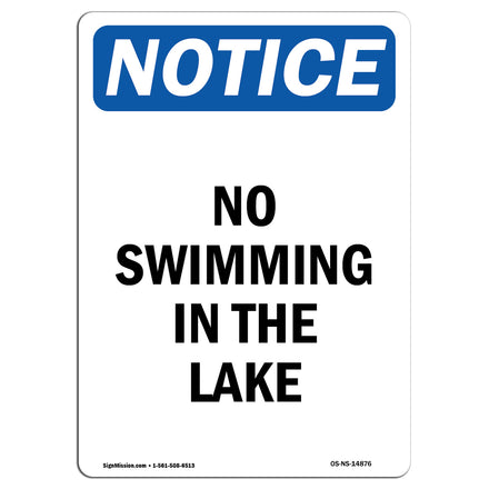 No Swimming In The Lake