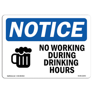 No Working During Drinking Hours