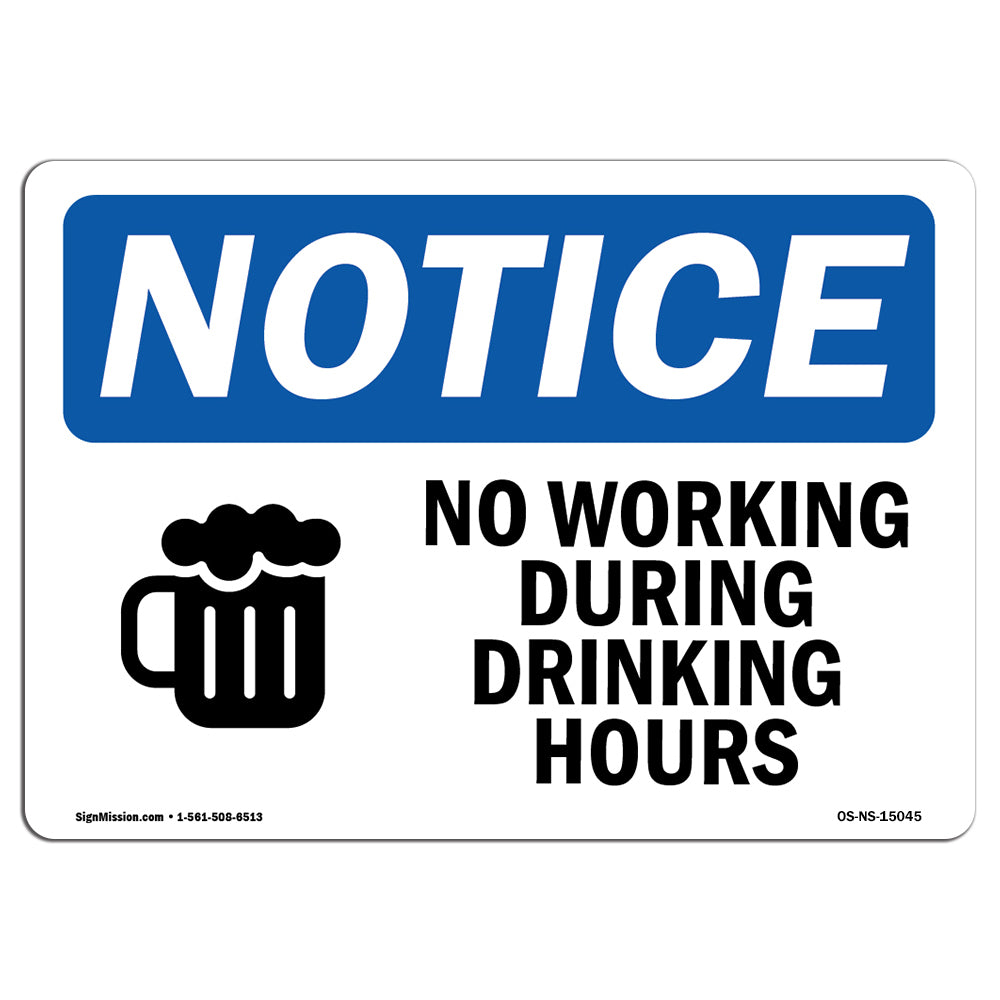 No Working During Drinking Hours