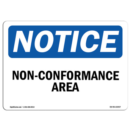 Non-Conformance Area