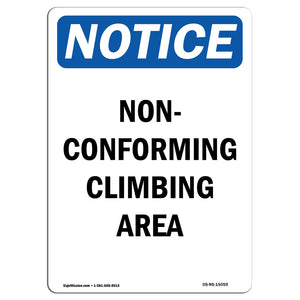 Non-Conforming Climbing Area