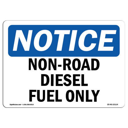 Non-Road Diesel Fuel Only