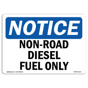 Non-Road Diesel Fuel Only