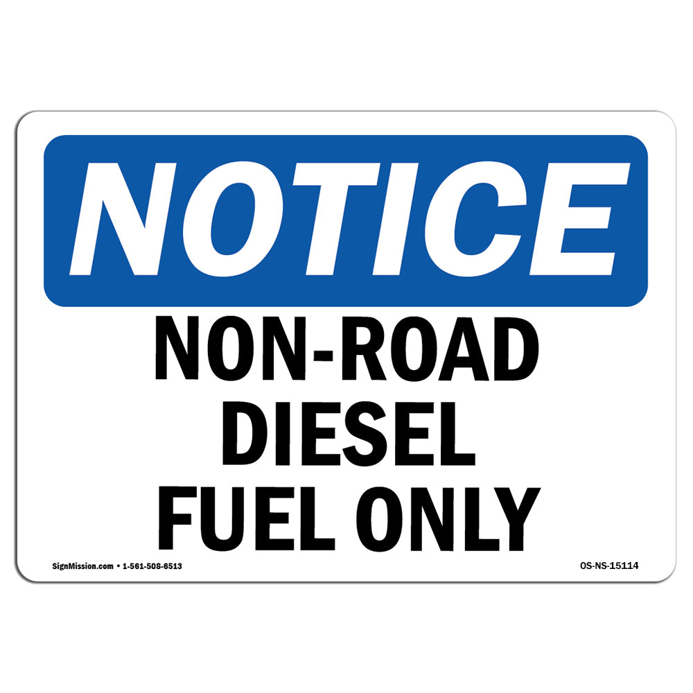 Non-Road Diesel Fuel Only