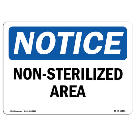 Non-Sterilized Area