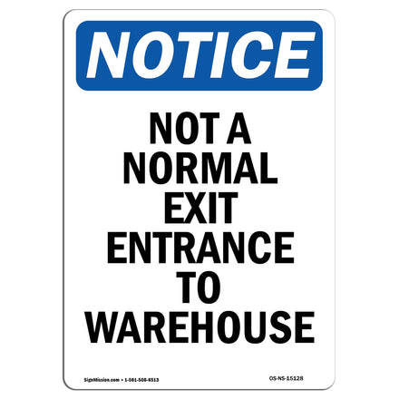 Not A Normal Exit Entrance To Warehouse