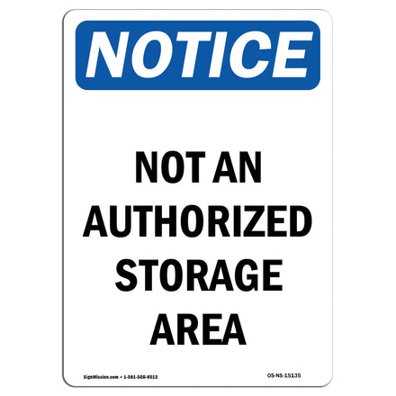 Not An Authorized Storage Area