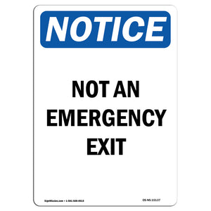 Not An Emergency Exit