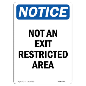 Not An Exit Restricted Area