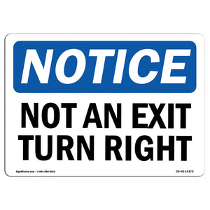 Not An Exit Turn Right