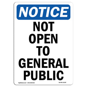 Not Open To General Public