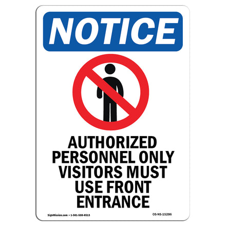 NOTICE Authorized Personnel