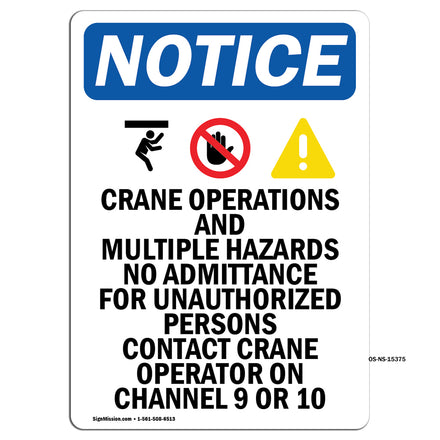 NOTICE Crane Operations And