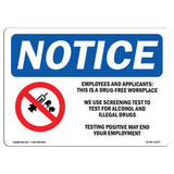 NOTICE Drug-Free Workplace