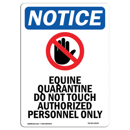 NOTICE Equine Quarantine Do