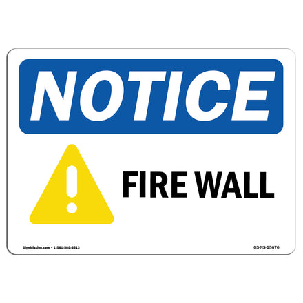 NOTICE Fire Wall