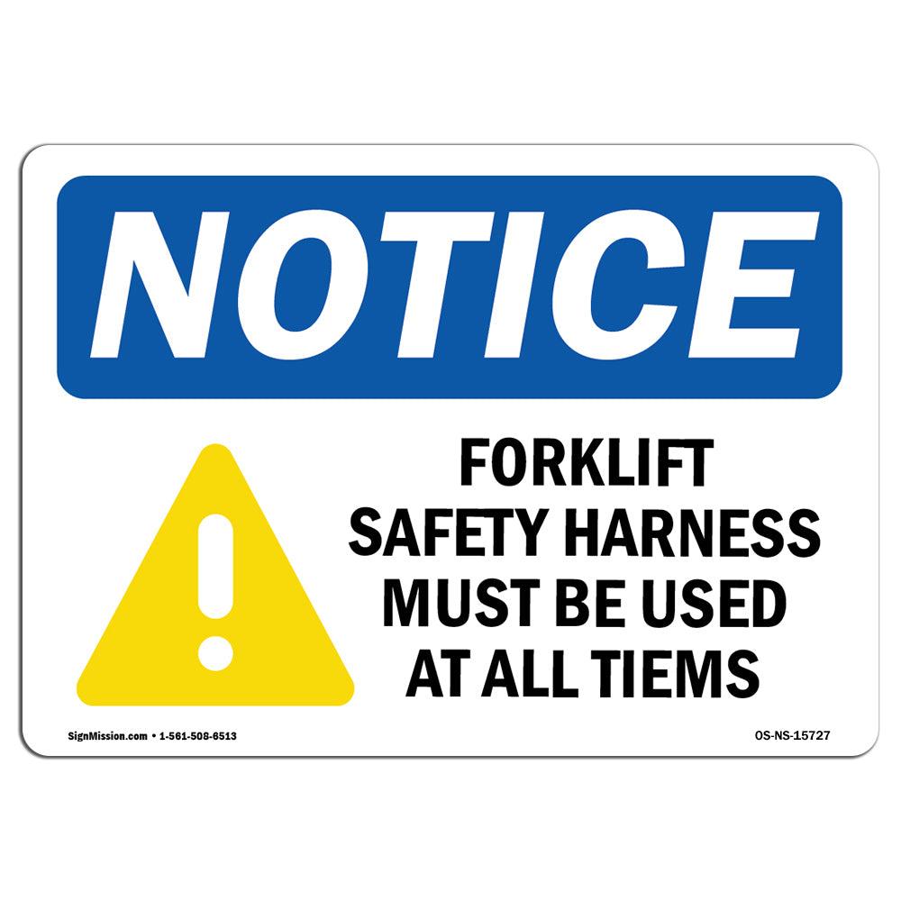 Forklift Safety Harness