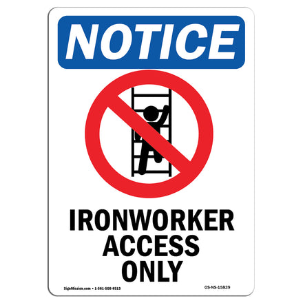 NOTICE Ironworker Access Only