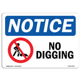 NOTICE No Digging