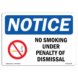 No Smoking Under Penalty