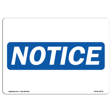 NOTICE Notice Label