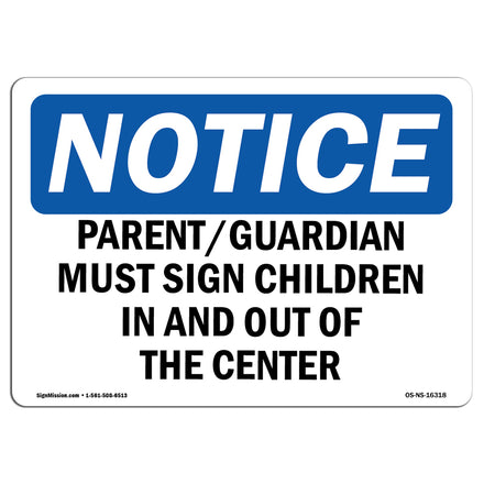 NOTICE Parent Guardian Must