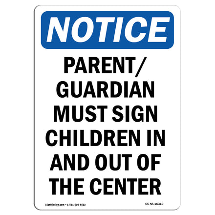 NOTICE Parent Guardian Must