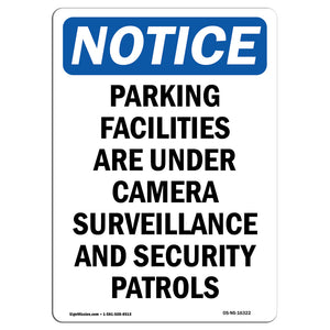 NOTICE Parking Facilities Surveillance Patrols