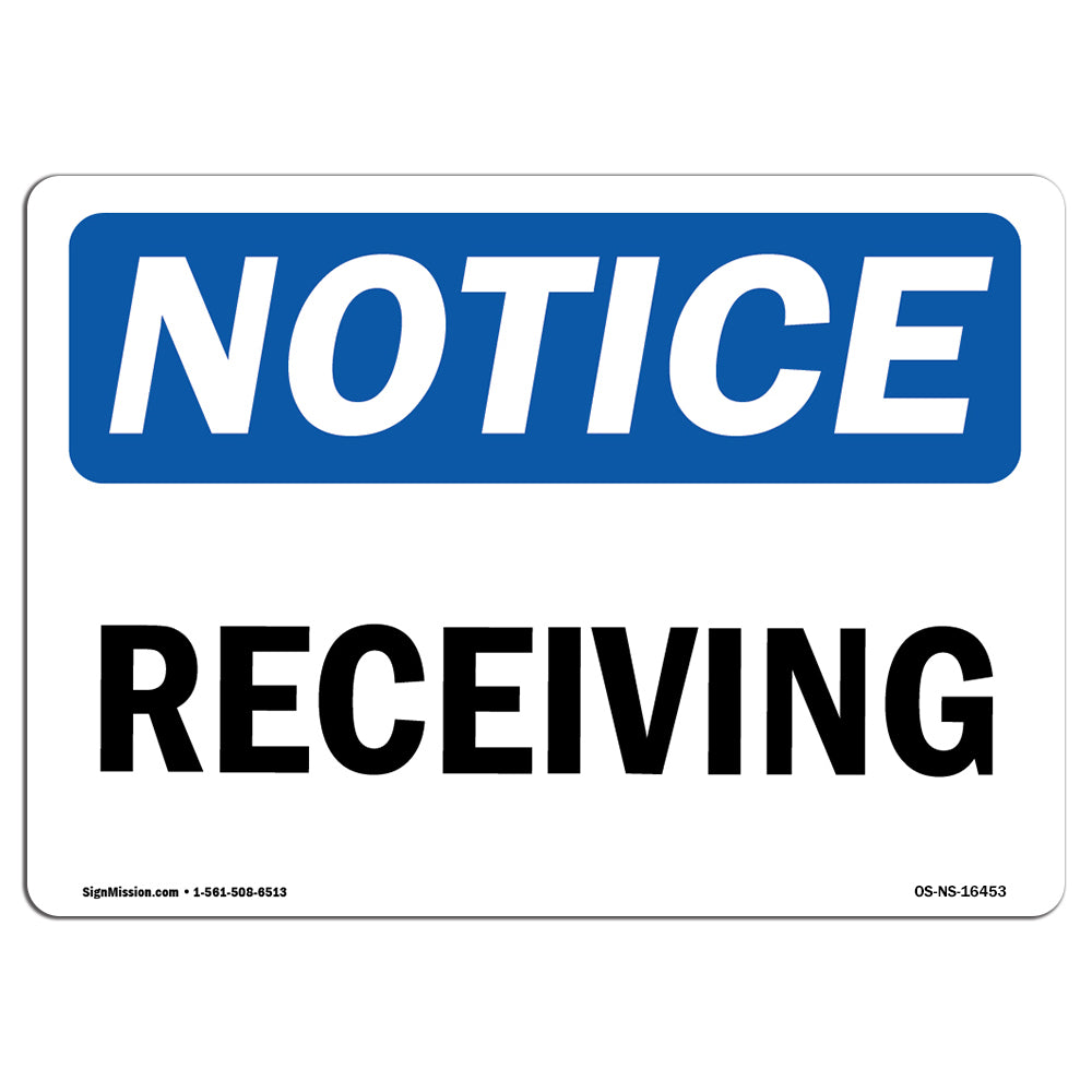 NOTICE Receiving