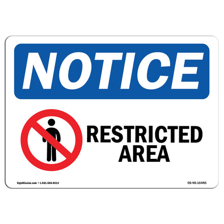 NOTICE Restricted Area