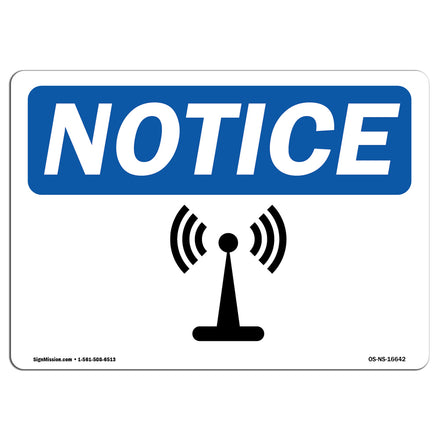 NOTICE Symbol Only - Radio Frequency Hazard