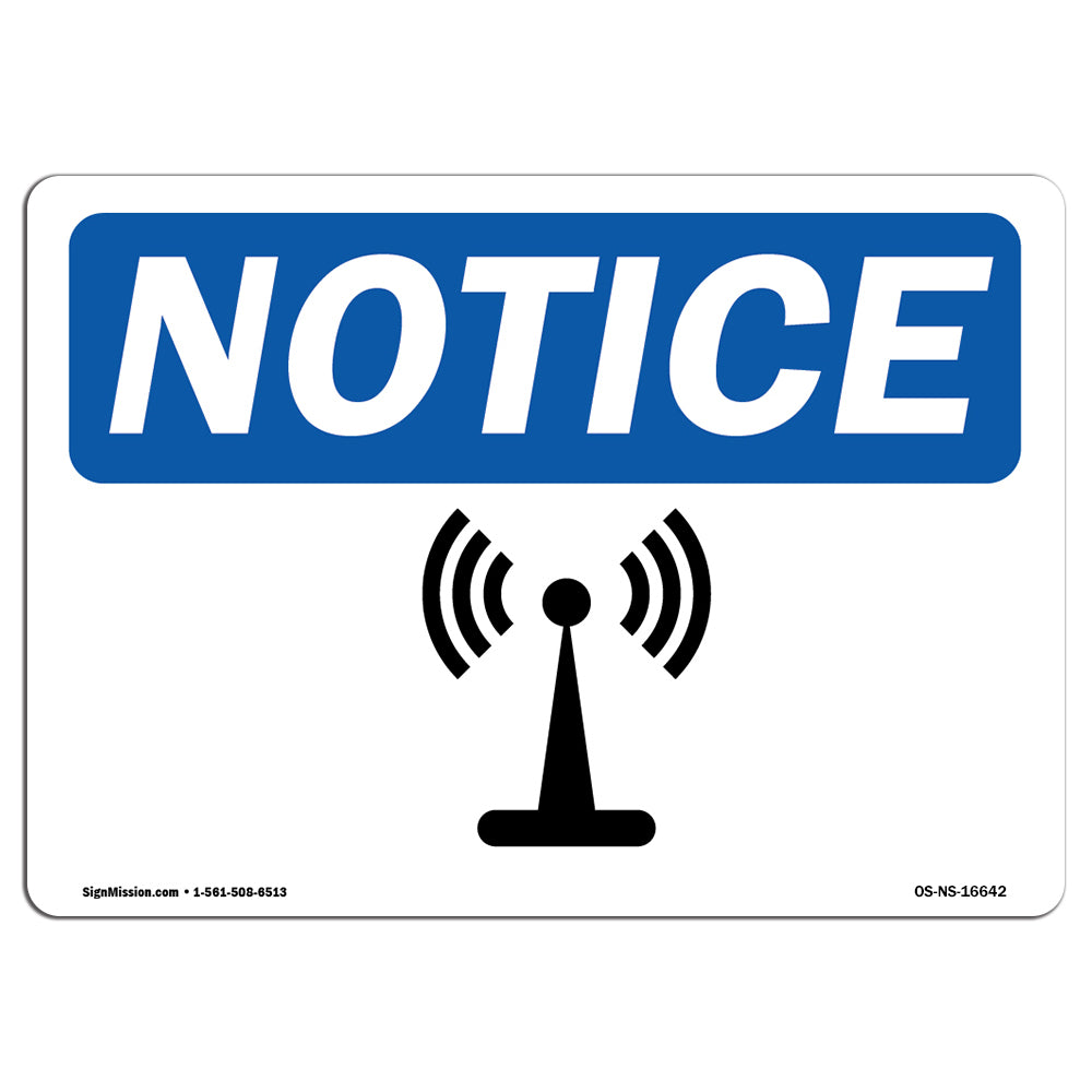 NOTICE Symbol Only - Radio Frequency Hazard