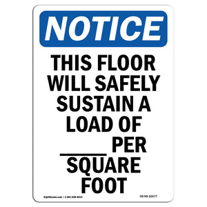 NOTICE This Floor Will Safely