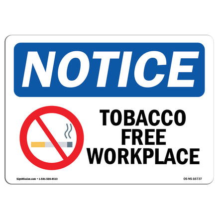 NOTICE Tobacco Free Workplace