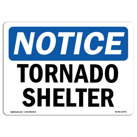 NOTICE Tornado Shelter
