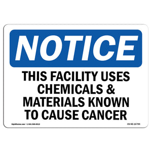 NOTICE Uses Chemicals Known To Cause Cancer