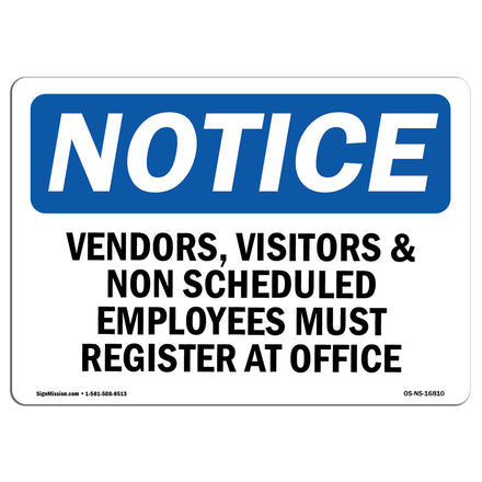 NOTICE Non-Scheduled Employees Must Register