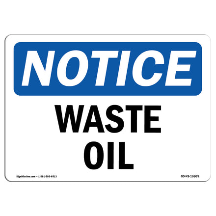 NOTICE Waste Oil