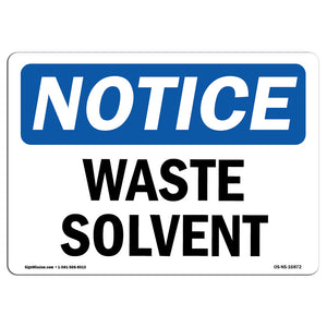 NOTICE Waste Solvent