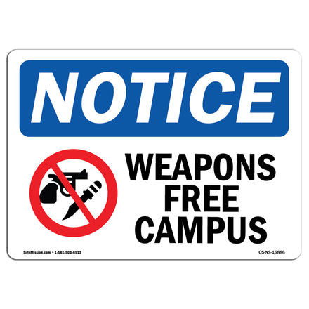 NOTICE Weapon Free Campus