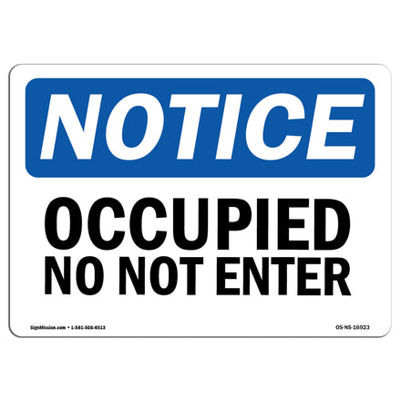 Occupied Do Not Enter